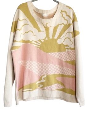 Originality Altar’d State Sweater Sunset Sunrise Landscape Large